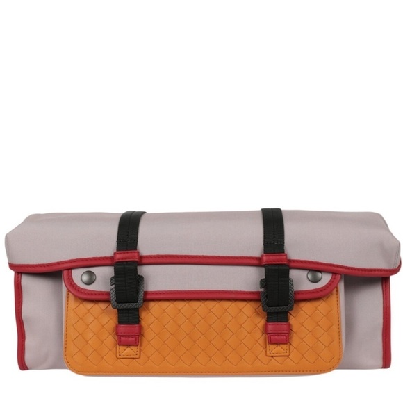 NEW Bottega Veneta Nappa Intrecciato Leather Studded Biletto Chain Crossbody - Picture 1 of 12